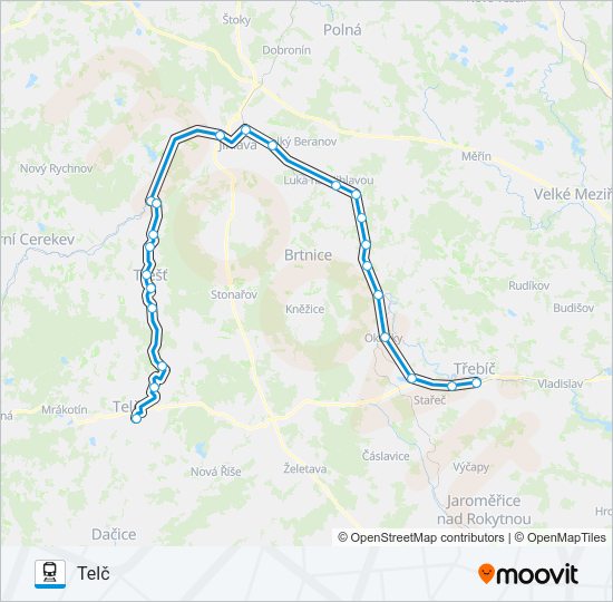 Поезд OS 28301: карта маршрута