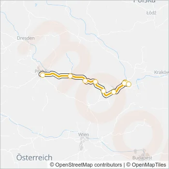 RJ 1010 Train Line Map