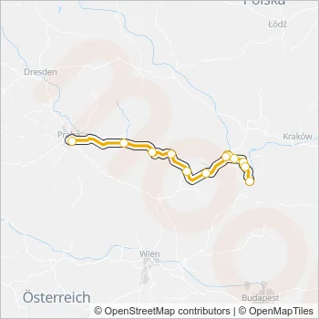 RJ 1012 Train Line Map