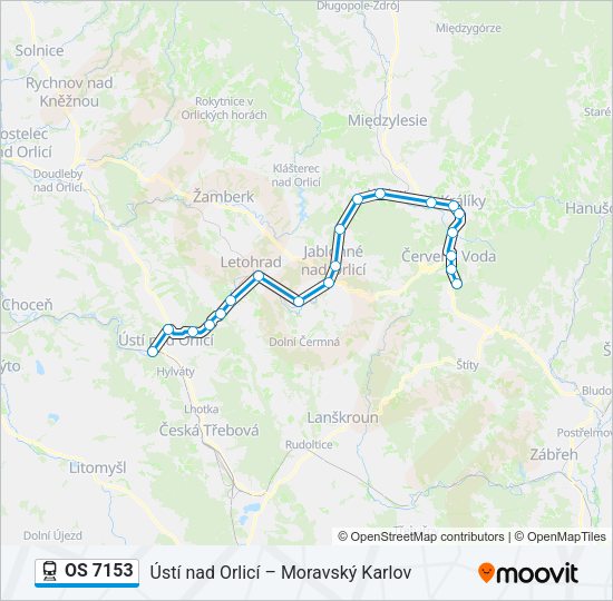 OS 7153 Train Line Map