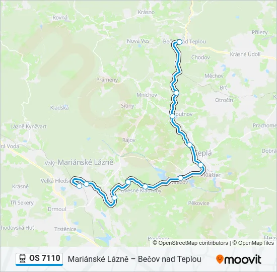 OS 7110 Train Line Map