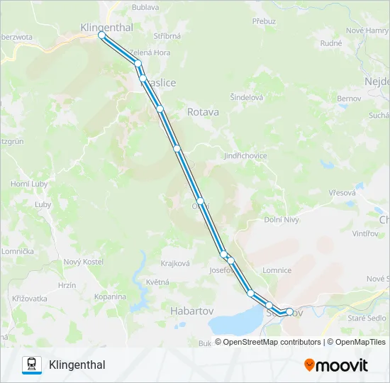 OS 20814 Train Line Map