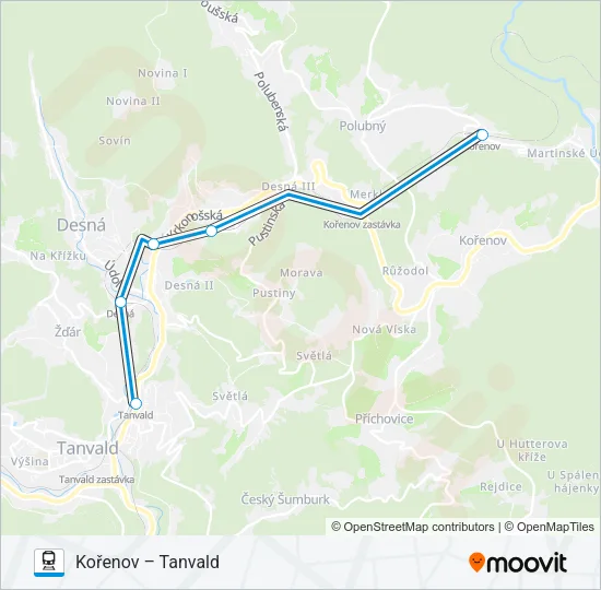 OS 20101 Train Line Map