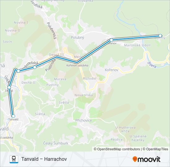 OS 20102 Train Line Map