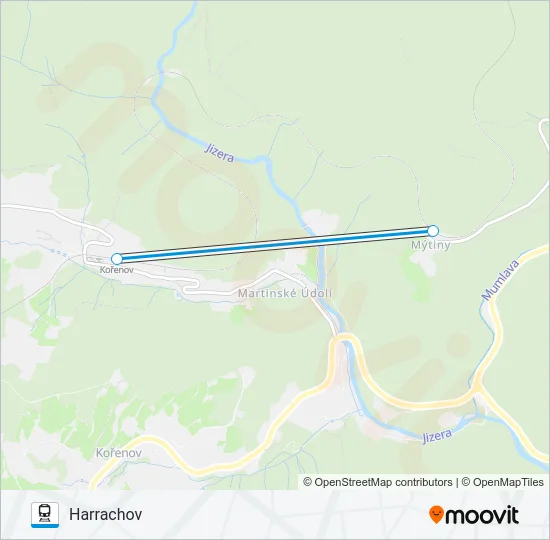 OS 20118 Train Line Map