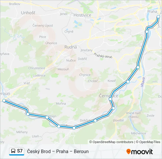 S7 Bus Line Map