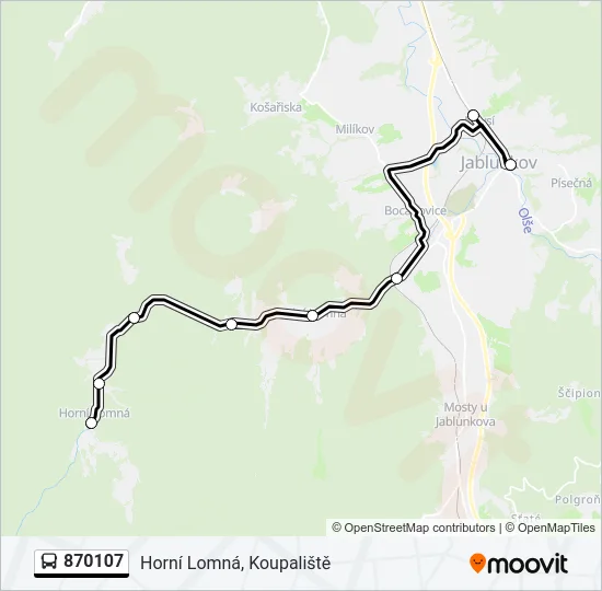 870107 Bus Line Map