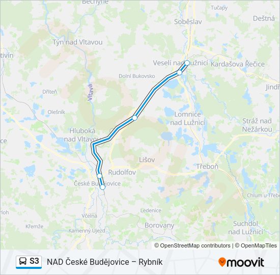 S3 Bus Line Map