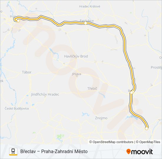 RJ 101044 Train Line Map