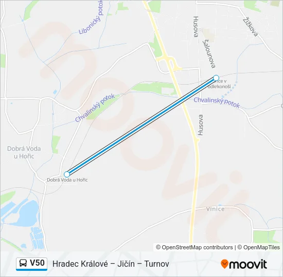 V50 Bus Line Map