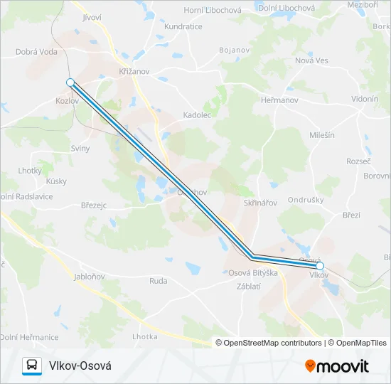 OS 104927 Bus Line Map