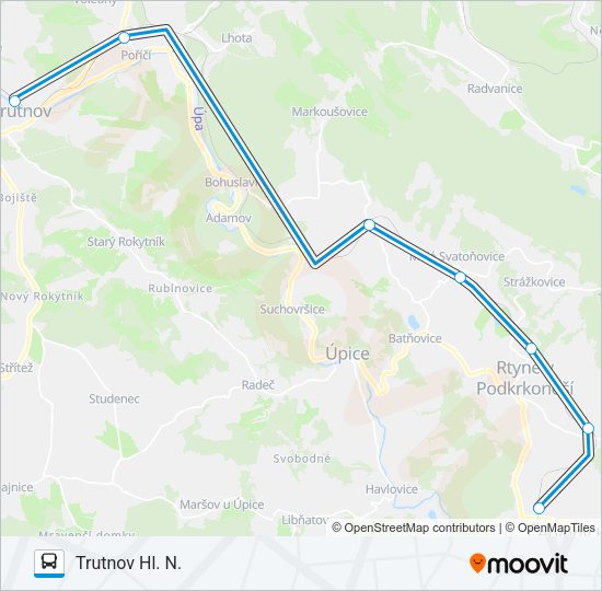 Автобус OS 301384: карта маршрута