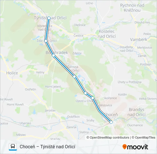 OS 305646 Bus Line Map