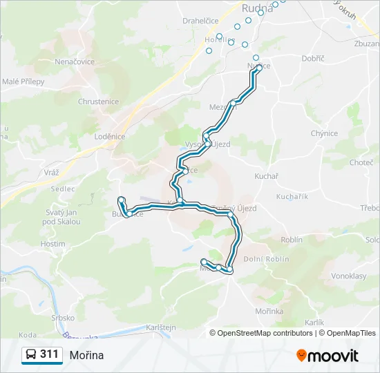 311 Bus Line Map