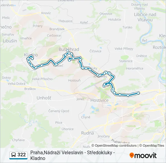 322 Bus Line Map