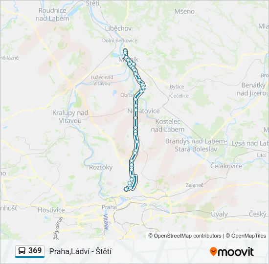 369 Bus Line Map