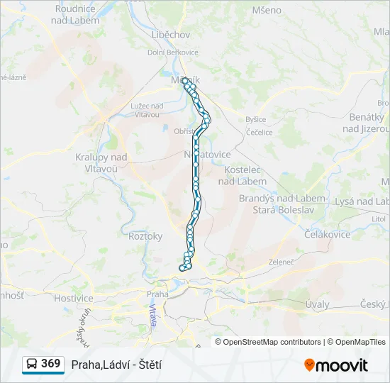 369 Bus Line Map