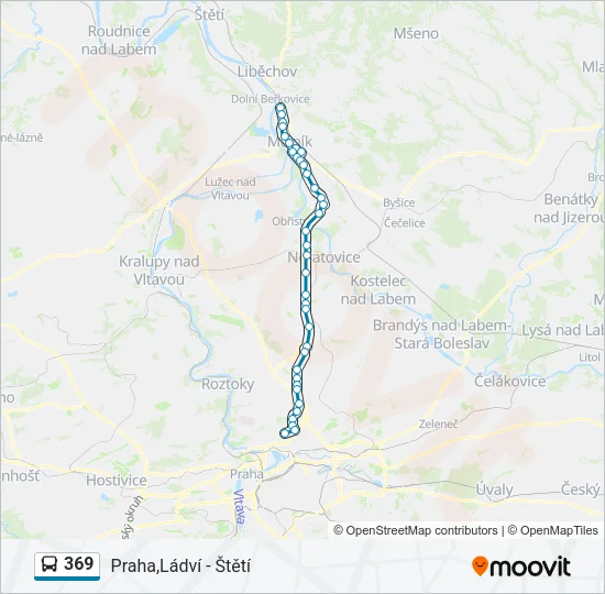 369 Bus Line Map