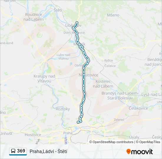 369 Bus Line Map