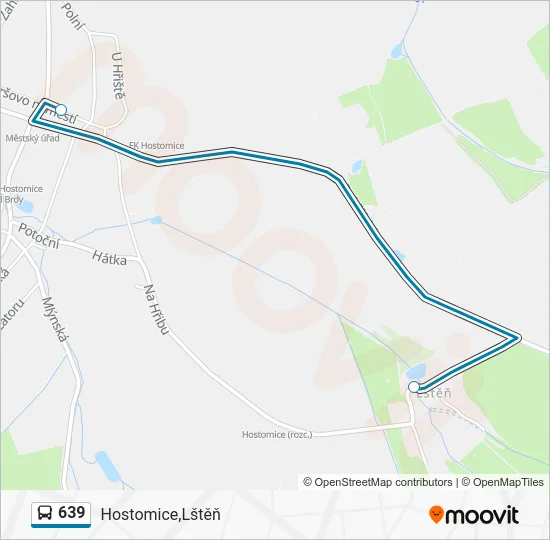 Автобус 639: карта маршрута