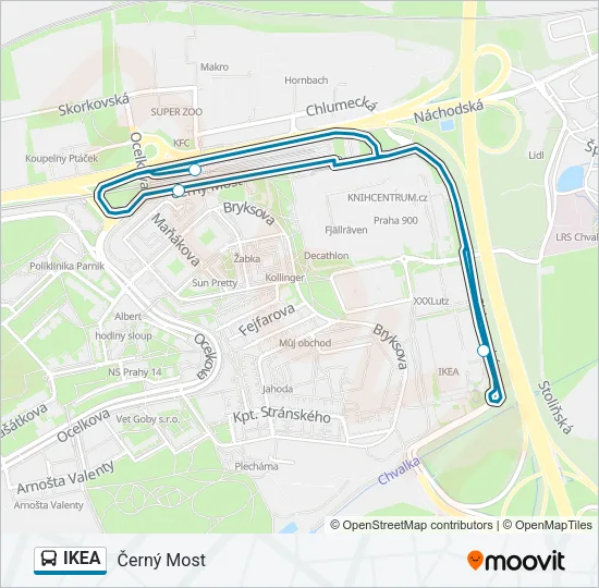 IKEA Bus Line Map