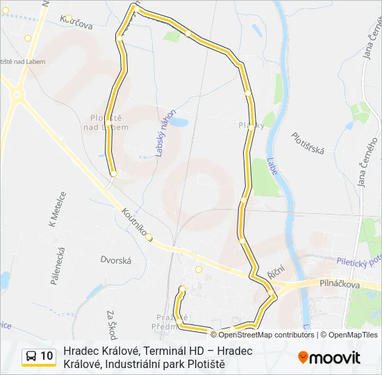 10 Bus Line Map