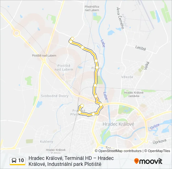 10 Bus Line Map