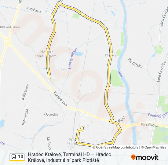 10 Bus Line Map