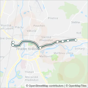 17R Bus Line Map