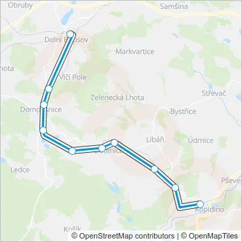 OS 25575 Train Line Map