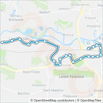 15 Bus Line Map