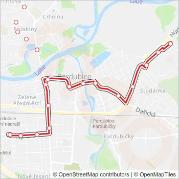 11 Trolleybus Line Map