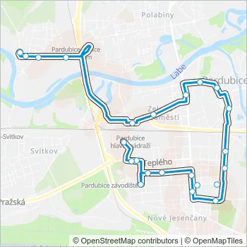 6 Bus Line Map