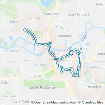 6 Bus Line Map