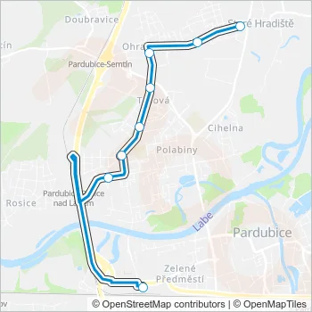 6 Bus Line Map