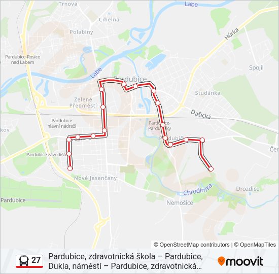 Троллейбус 27: карта маршрута
