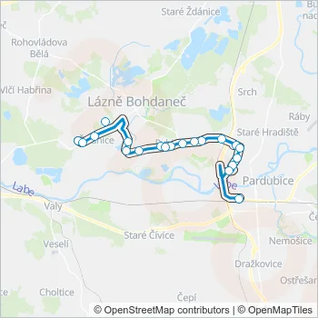 18 Bus Line Map