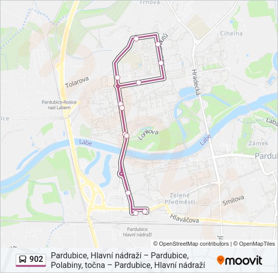 902 Bus Line Map