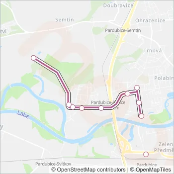 906 Bus Line Map