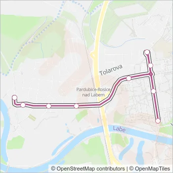 906 Bus Line Map