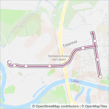 906 Bus Line Map