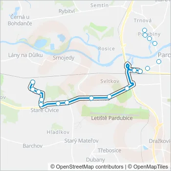 23 Bus Line Map
