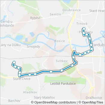 23 Bus Line Map