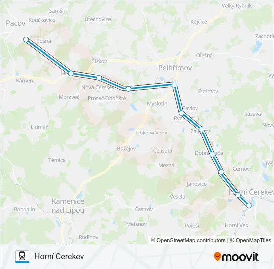 OS 18410 Train Line Map