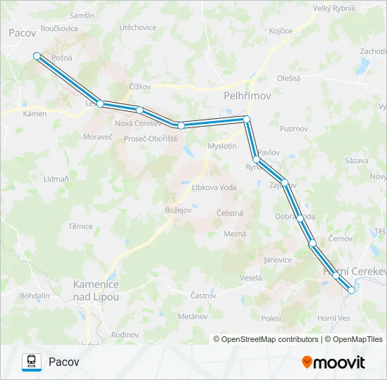 OS 18415 Train Line Map
