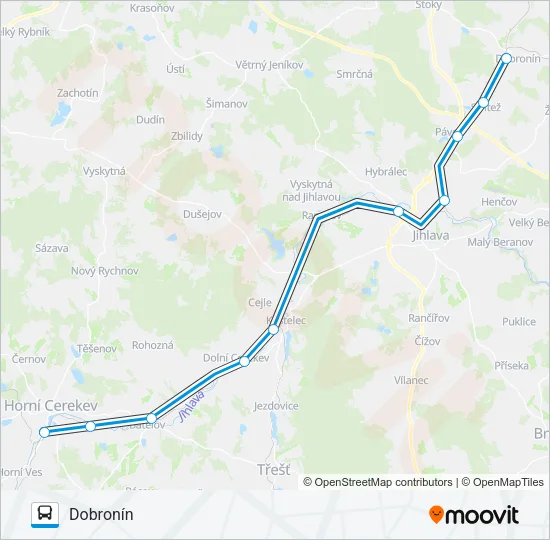 OS 18408 Bus Line Map