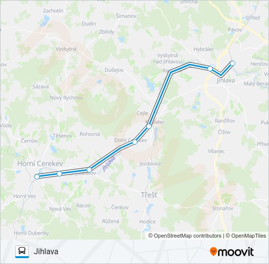 OS 18410 Bus Line Map