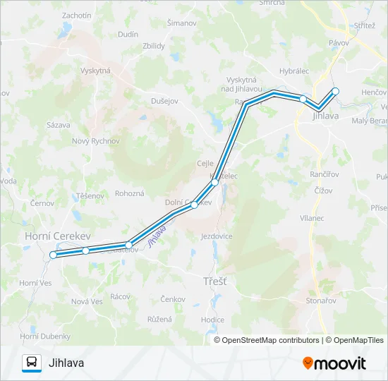 OS 18410 Bus Line Map