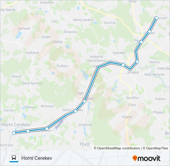 OS 18417 Bus Line Map