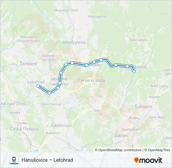 OS 20512 Train Line Map